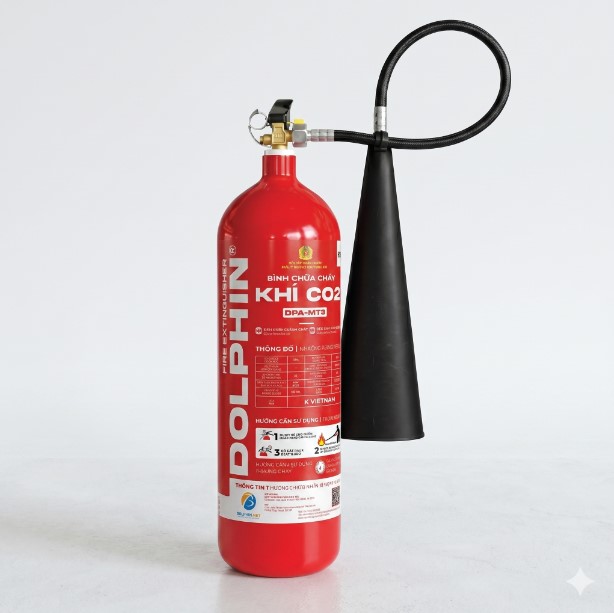 Bình Chữa Cháy Khí CO2 Dolphin 5KG (DPA-MT5)